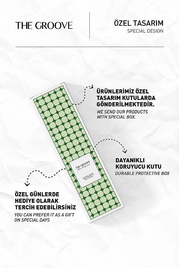 Floral Mandarin Yeşil Kare Çubuklu Oda Kokusu 100 ml -YEŞİL - 4