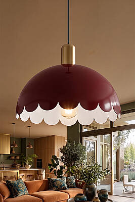 Bella Gold Avize 30 cm - Bordo 