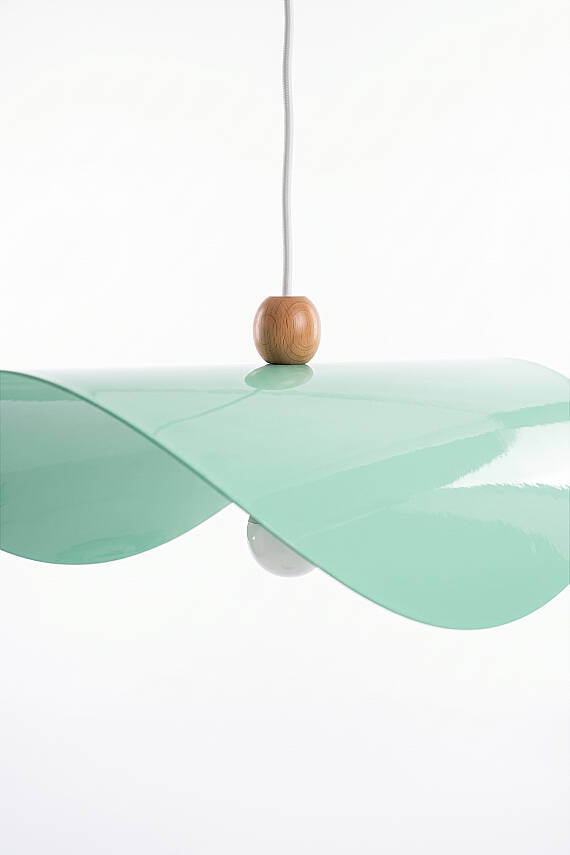 Colin Ahşap Boncuklu Mint Yeşili Sarkıt (45 cm) - 5