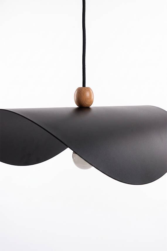 Colin Ahşap Boncuklu Siyah Sarkıt (45 cm) - 5