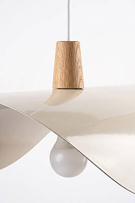 Colin Ahşap Krem Sarkıt (45 cm) - 5