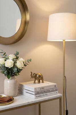 Cora Floor Lamp - Antique Gold Edition - 5