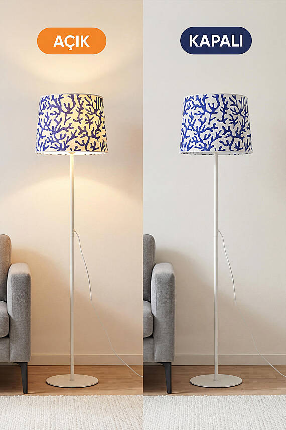 Cora Floor Lamp - Marine Pattern - 5