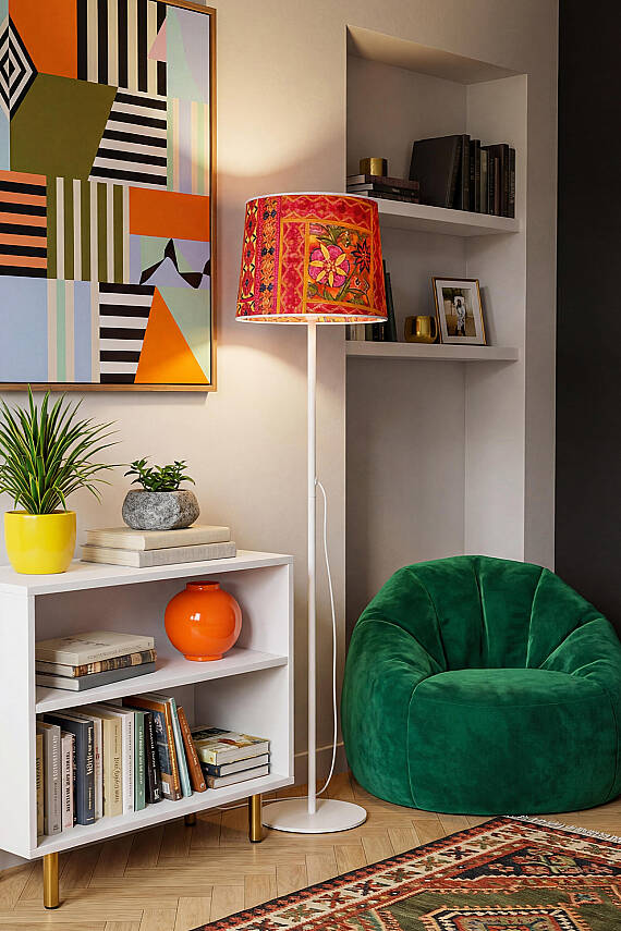 Cora Floor Lamp - Palace Pattern - 2