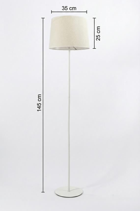 Cora Floor Lamp - Cream Edition - 7