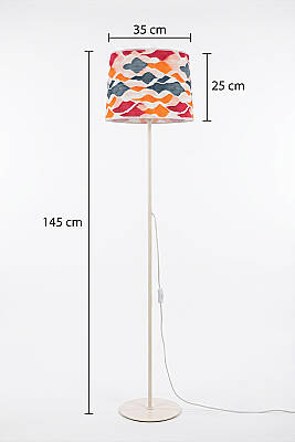 Cora Floor Lamp - Twist Pattern - 3