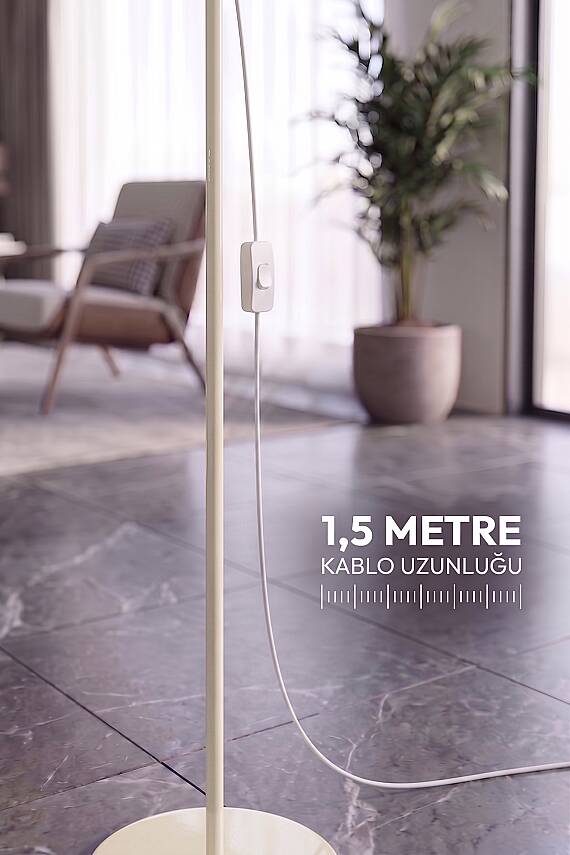 Cora Line Lambader - Krem - 6