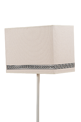Corner Cream Floor Lamp - Luxury Pattern - 4