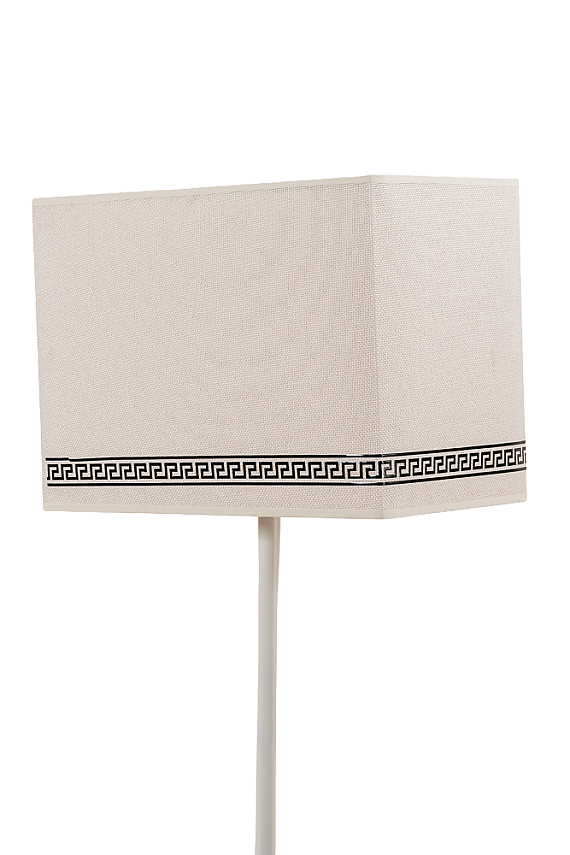 Corner Cream Floor Lamp - Luxury Pattern - 4