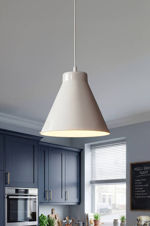 Liva Metal Avize 20 cm - Krem - 1
