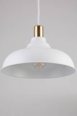 Lora Gold Avize 33 cm - Beyaz - 4