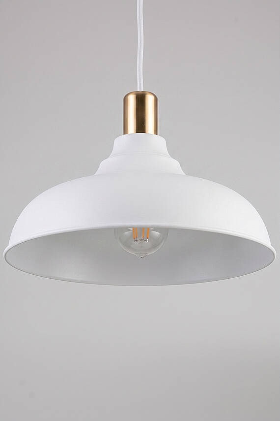 Lora Gold Avize 33 cm - Beyaz - 4