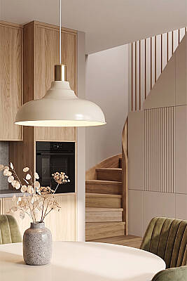 Lora Gold Avize 33 cm - Krem - 7