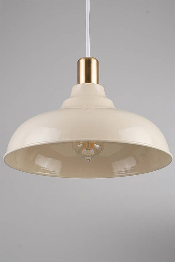 Lora Gold Avize 33 cm - Krem - 4