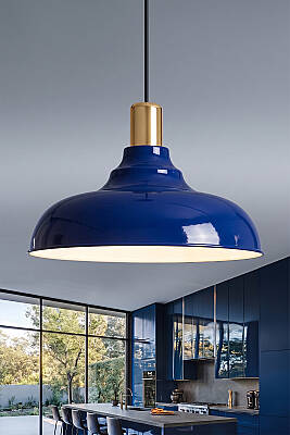 Lora Gold Avize 33 cm - Lacivert - MARRIEN