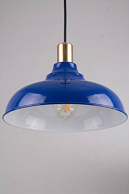 Lora Gold Avize 33 cm - Lacivert - 5