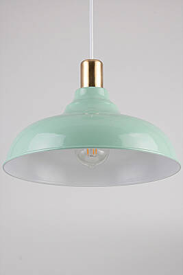 Lora Gold Avize 33 cm - Mint Yeşili - 4