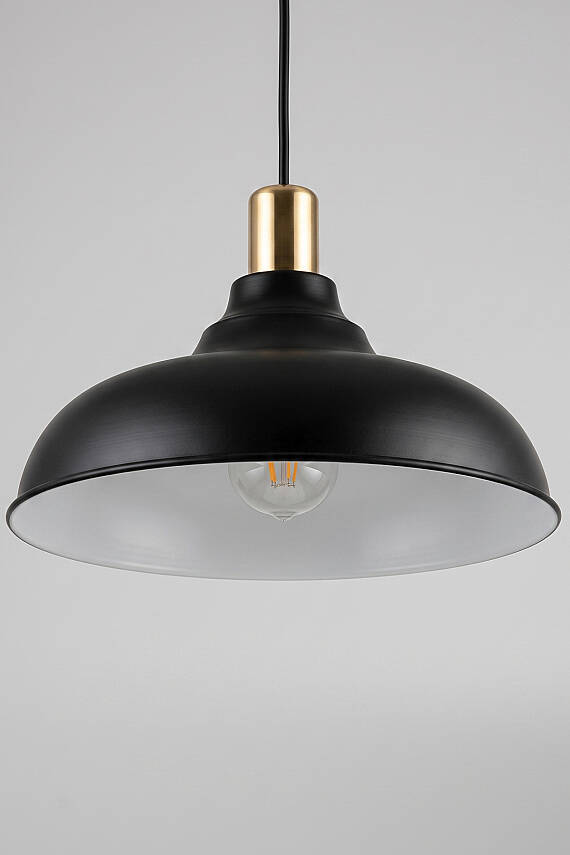 Lora Gold Avize 33 cm - Siyah - 6