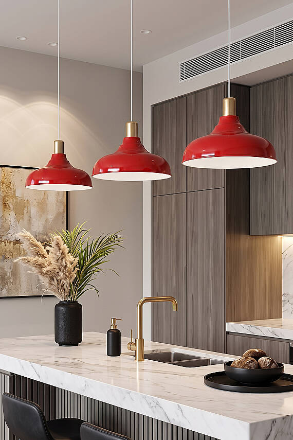 Lora Gold Avize 33 cm - Turuncu - 2