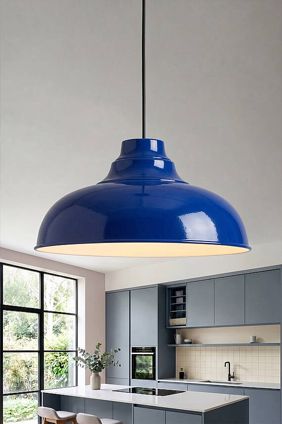 Lora Avize 33 cm - Lacivert - 1