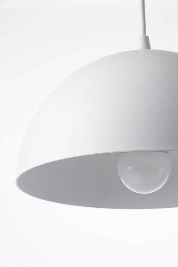 Luna Metal Avize 30 cm - Beyaz - 6