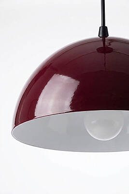 Luna Metal Avize 30 cm - Bordo - 5