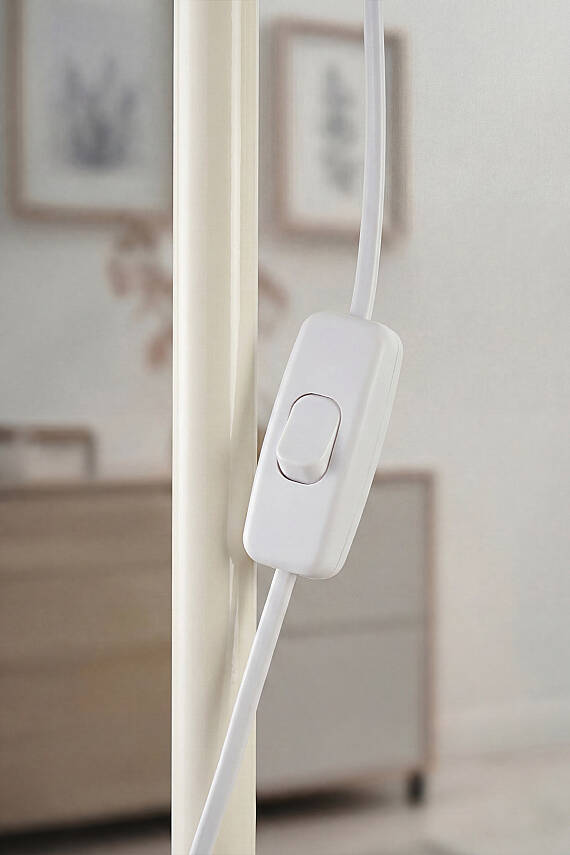 Luna Cream Floor Lamp - Luxury Pattern - 7
