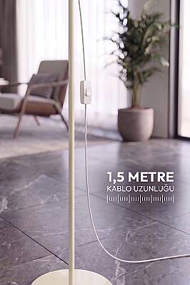 Luna Cream Floor Lamp - Luxury Pattern - 8