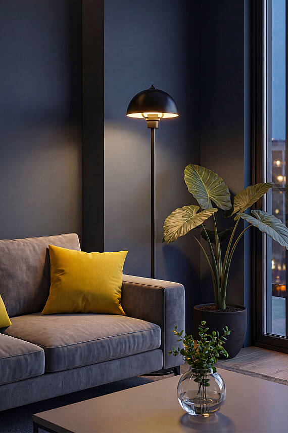 Luna Floor Lamp - Black Edition - 6