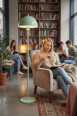 Luna Floor Lamp - Mint Edition - 6