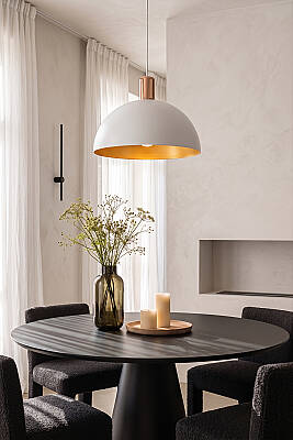 Luna Golden Beyaz Metal Sarkıt (30 cm) - 3