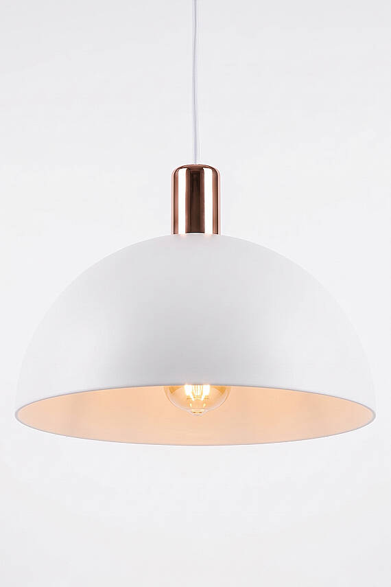 Luna Golden Beyaz Gold Aksesuarlı Metal Sarkıt (30 cm) - 5