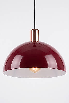 Luna Golden Bordo Gold Aksesuarlı Metal Sarkıt (30 cm) - 5