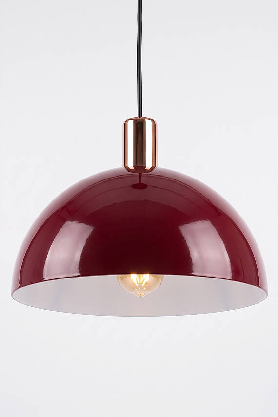 Luna Golden Bordo Gold Aksesuarlı Metal Sarkıt (30 cm) - 5