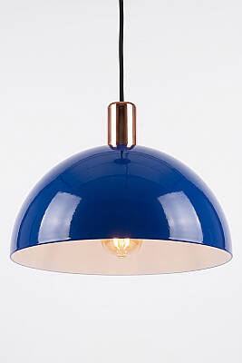 Luna Golden Lacivert Gold Aksesuarlı Metal Sarkıt (30 cm) - 5