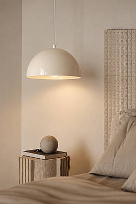 Luna Metal Avize 30 cm - Krem - 3
