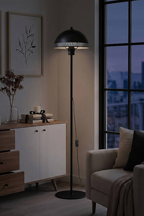 Luna Luxury Lambader - Siyah - 3