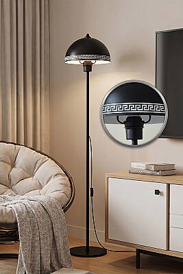 Luna Luxury Lambader - Siyah - MARRIEN