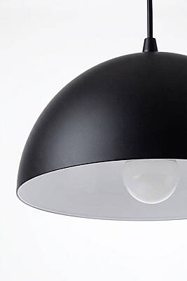 Luna Metal Avize 30 cm - Siyah - 6