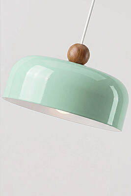 Marella Ahşap Boncuklu Avize 30 cm - Mint Yeşili - 2
