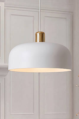 Marella Gold Avize 30 cm - Beyaz 