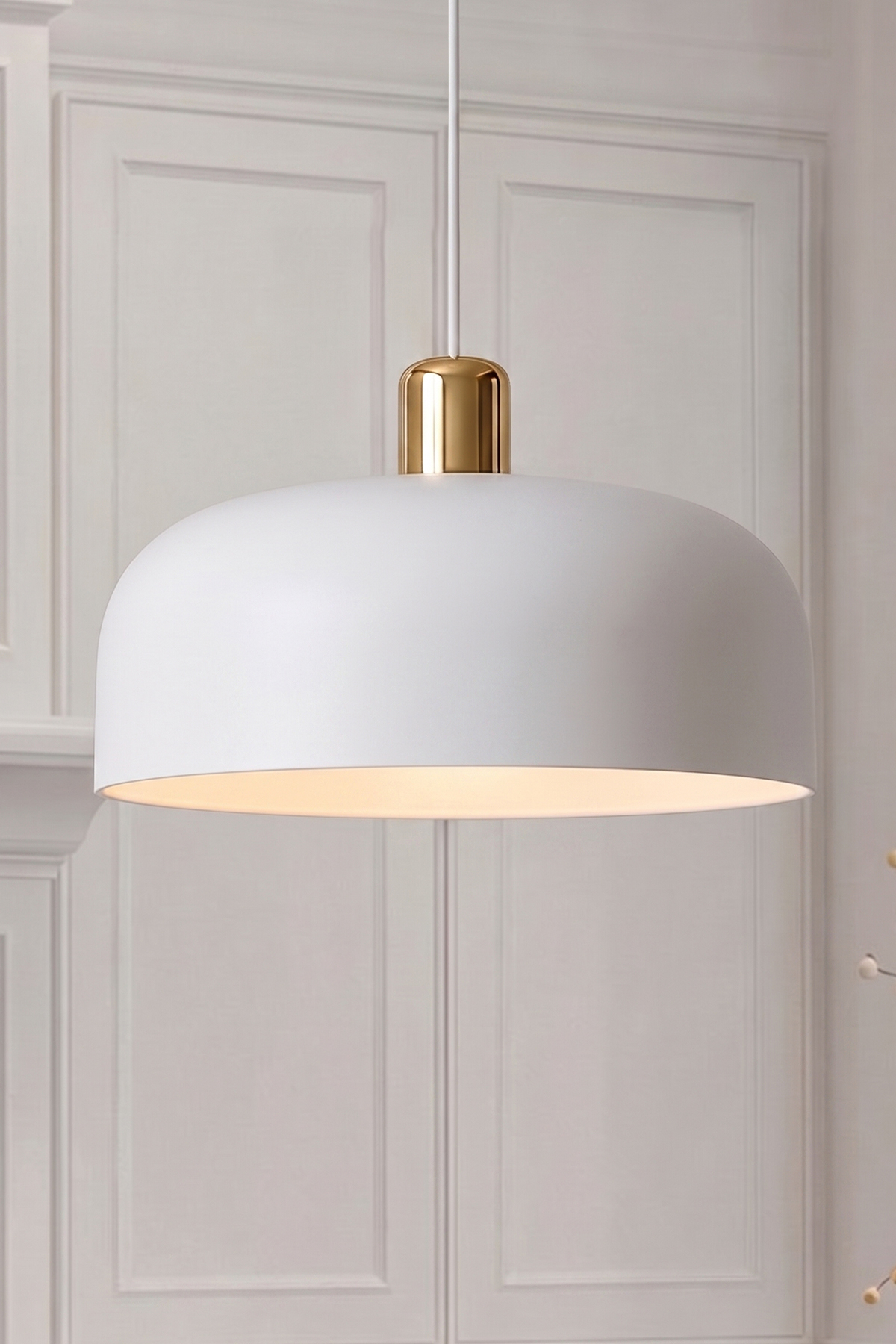 Marella Gold Avize 30 cm - Beyaz