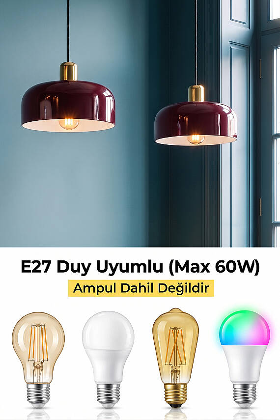Marella Gold Avize 30 cm - Bordo - 5