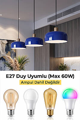 Marella Gold Avize 30 cm - Lacivert - 5
