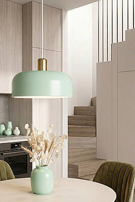 Marella Gold Avize 30 cm - Mint Yeşili - 2