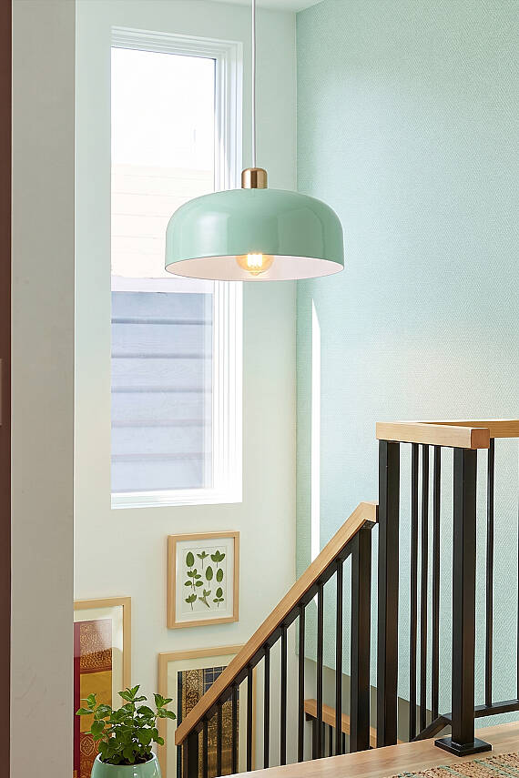 Marella Gold Avize 30 cm - Mint Yeşili - 3
