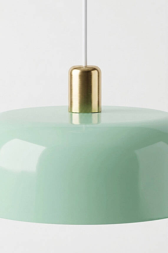 Marella Gold Avize 30 cm - Mint Yeşili - 5