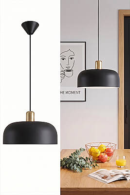 Marella Gold Avize 30 cm - Siyah - 3