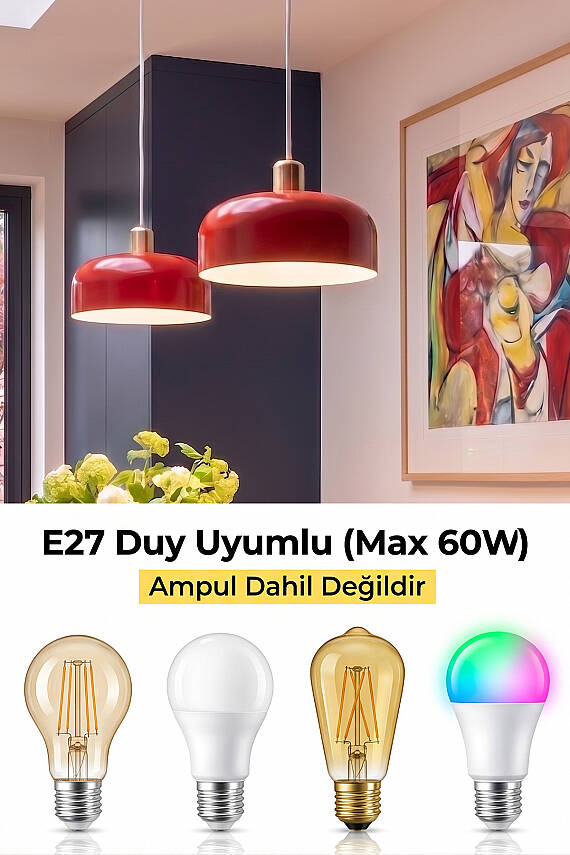 Marella Gold Avize 30 cm - Turuncu - 6