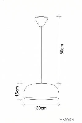 Marella Avize 30 cm - Turuncu - 7